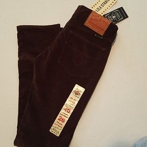 Lucky Brand Lola chocolate brown corduroys